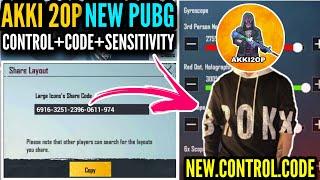 [NEW] Akki 2op Layout Code And Sensitivity Code 2021|| PUBG MOBILE || Blazed Gaming