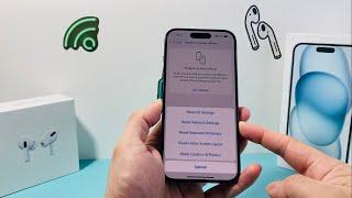 How to Reset Network on iPhone (2024)