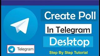 How To Create Poll In Telegram Desktop