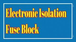 Motorcycle Electronic Isolation Fuse Block