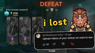 He defeated me again and again  Good player gave me some Tough fights || Shadow Fight 4 Arena