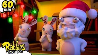 The Rabbids take over Christmas! | RABBIDS INVASION | 1H Christmas compilation | Cartoon for Kids