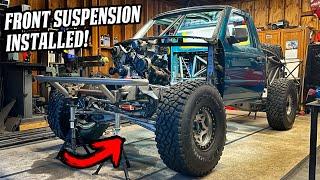 Ranger Prerunner Build EP8: Custom Front Suspension and Steering!