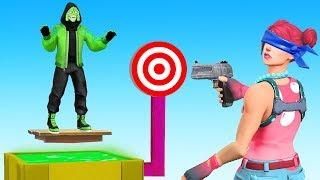 SHOOT The Target to KILL FRIEND! (Fortnite)