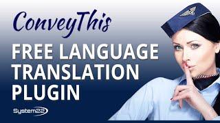 Conveythis Free Language Translation Plugin 