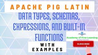 Apache Pig Latin : Data Types | Schemas | Expressions | Pig Built-in Functions