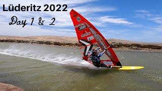 Lüderitz Speed Challenge 2022. The fastest windsurf spot in the world: Day 1 & 2 at the channel.