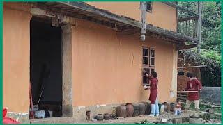 A young couple bought an abandoned house in the countryside and renovated it to look like new