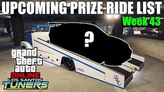 Upcoming Prize Ride List - POSSIBLE PRIZE RIDE CARS - PRIZE RIDE CHALLENGE CARS WK43 | GTA 5 ONLINE