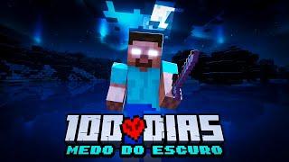 SOBREVIVI 100 DIAS em UM MUNDO MAL ASSOMBRADO!! - MINECRAFT HARDCORE - Medo do Escuro - O FILME!!