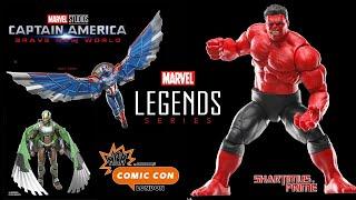 Marvel Legends Red Hulk, Falcon, & Captain America Brave New World Movie Action Figures Revealed at