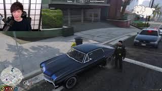 Yuno STOPPED By Cops After Stealing Dundee's Car [NoPixel GTA RP]