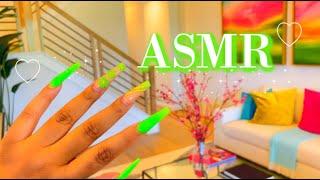 ASMR -TAPPING AROUND A MODEL HOME (TRYING NOT TO GET CAUGHT ) (FAST TAPPING, SCRATCHING..etc)