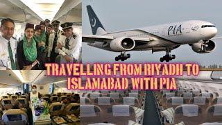 Travelling from Riyadh King kahlid International Airport to Islamabad with PIA in economy class