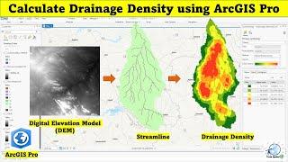 Calculate Drainage Density using ArcGIS Pro | SRTM DEM