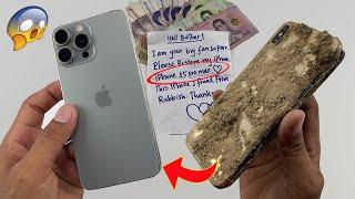 Restore Destroyed iPhone Xs Max  into iPhone 15 Pro Max For Poor fan !