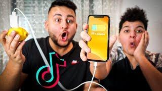 ICH teste VIRALE TikTok Life Hacks ( Handy aufladen) / Can Wick