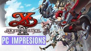 Ys IX pc impressions