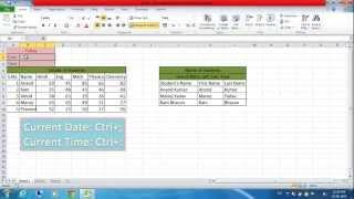 Shortcut Key to Insert Current Date and Time in Excel