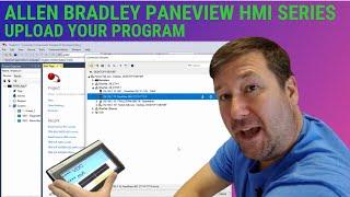 Upload an Allen Bradley Panelview 800 HMI Program