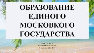 Баскова А.В./ ИОГиП /Централизация: Образование единого Московского государства