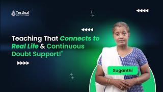 Suganthi’s Success: A Decade in the Industry, 5 Years of Growth with Testleaf