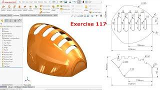 SolidWorks Surface Tutorial exercise 117