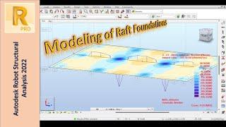 Modeling Mat (Raft) Foundations (Flexible Method) in Autodesk Robot