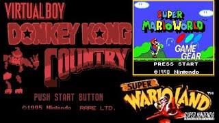 Donkey Kong Country for Virtual Boy, Super Mario World for Game Gear and Super Wario Land SNES 2023