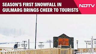 Gulmarg Weather | Gulmarg: Season's First Snowfall Brings Cheer To Tourists