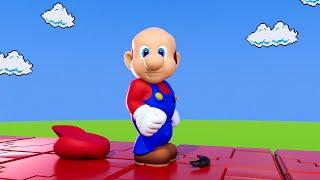 Mario eats a weird Mushroom!  attack on titan, Mario without hair and more 