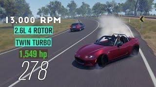 Forza Horizon 3 Mods | Mazda MX-5 With Twin-Turbo 4 Rotor 26B