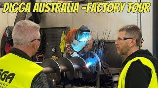 How Augers are made - Digga Factory Tour in Brisbane