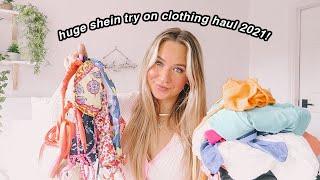 *new* huge shein try on clothing haul 2021!
