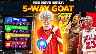 NEW *GLITCHED* "5-WAY GOAT" BUILD is the BEST BUILD in NBA 2K24!  BEST GAME-BREAKING BUILD NBA2K24!