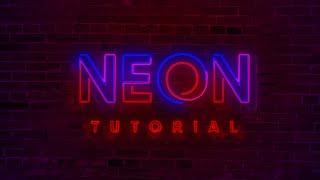 Animação de Texto em NEON no After Effects - After Effects Tutorial -