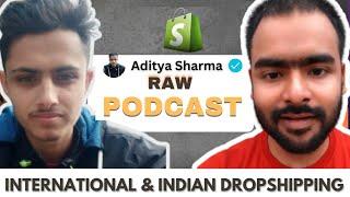 International & Indian Dropshipping  #podcast #adityasharma #dropshipping