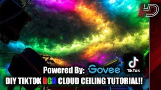HOW TO CREATE THE TIKTOK RGB CLOUD CEILING!! (Powered By: @GOVEE )