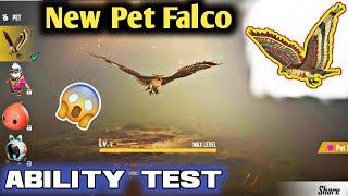 Free Fire New Pet Falco Ability Test | Max Level | Garena Free Fire Battlegrounds.