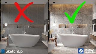 Improve Your Renders With Multi-Sub Map | V-Ray For SketchUp Tutorial