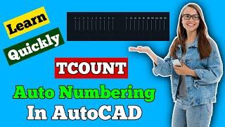 THE BEST AutoCAD TCOUNT Tutorial to Master Sequential Text Numbering in 2024