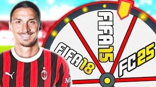 RICOSTRUISCO IL MILAN ma LA RUOTA DECIDE SU QUALE GIOCO da FIFA 15 a FC 25!