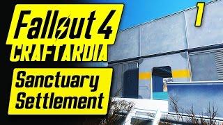 Fallout 4 Sanctuary Settlement #1 - Base Building Timelapse - Fallout 4 Settlement Building [PC]