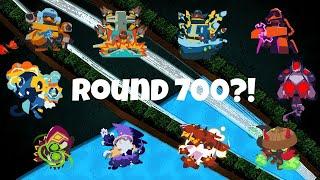 How FAR can VTSG + EZILI and ALL 8 PARAGONS go?  - Bloons TD6