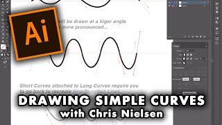 My Illustrator CC Tutorial for Drawing Simple Curves with the Pen Tool