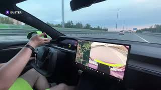 Реакция Влада Куэртова на разгон Tesla Plaid Варпача  Разгон Tesla Model S PlaId 2022