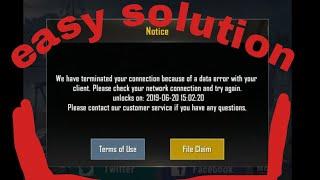 Data error terminate pubgm how to solve data client #pubg#pubgm#tencent#problemsolve