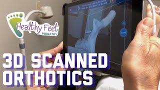 3-D Scanned Custom Orthotics for foot pain, plantar fasciitis and flat feet