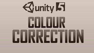 How to use Colour Correction in Unity 5