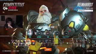 THE BEST REINHARDT EVER! SUPER REINHARDT OVERWATCH 2 SEASON 6 TOP 500